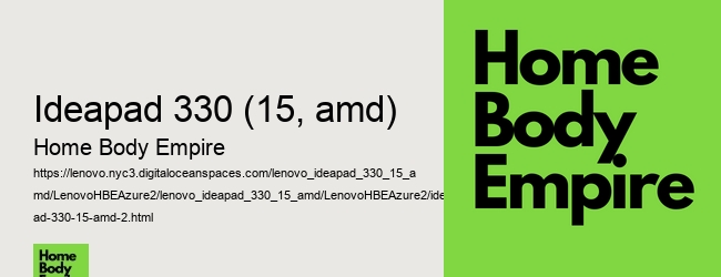 ideapad 330 (15, amd)