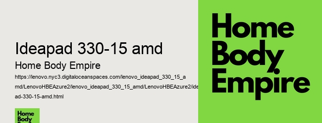 ideapad 330-15 amd
