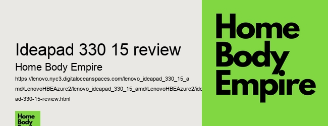 ideapad 330 15 review