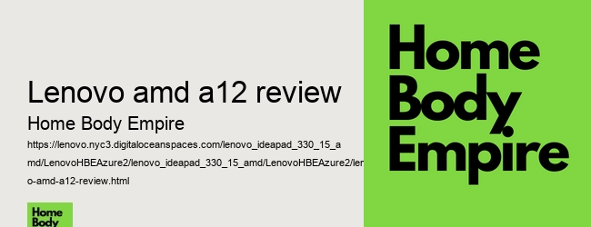lenovo amd a12 review