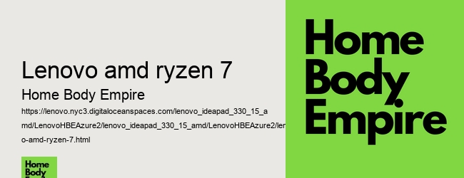 lenovo amd ryzen 7