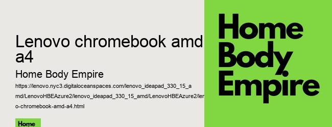 lenovo chromebook amd a4