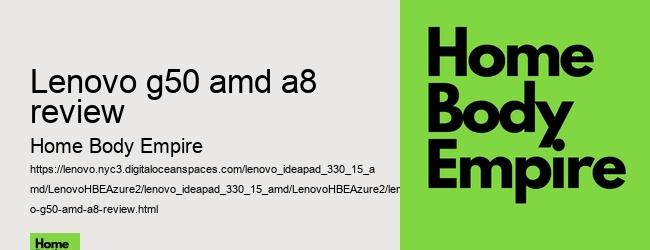 lenovo g50 amd a8 review