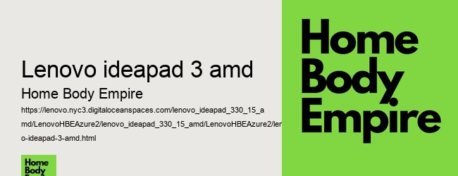 lenovo ideapad 3 amd
