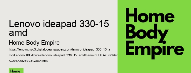 lenovo ideapad 330-15 amd