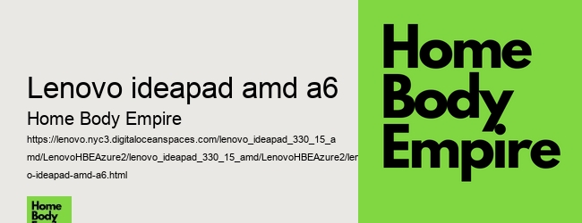 lenovo ideapad amd a6