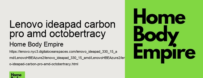 lenovo ideapad carbon pro amd octobertracy
