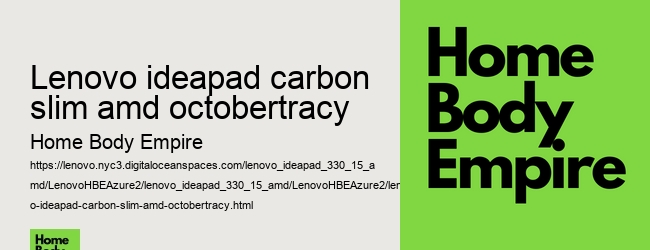 lenovo ideapad carbon slim amd octobertracy