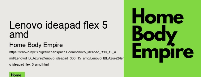 lenovo ideapad flex 5 amd
