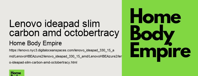 lenovo ideapad slim carbon amd octobertracy