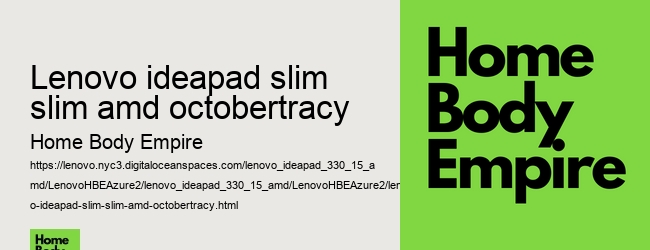 lenovo ideapad slim slim amd octobertracy