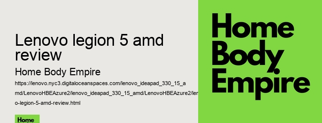 lenovo legion 5 amd review