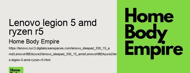 lenovo legion 5 amd ryzen r5