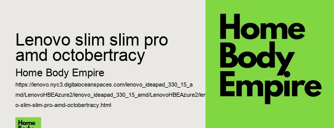 lenovo slim slim pro amd octobertracy