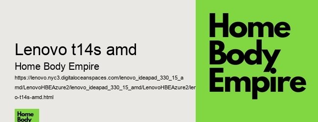 lenovo t14s amd