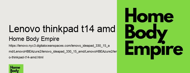 lenovo thinkpad t14 amd