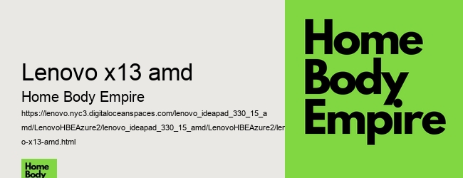 lenovo x13 amd