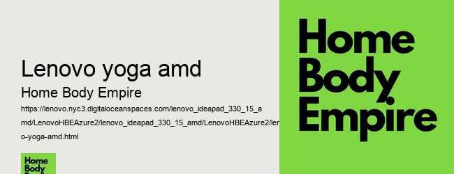lenovo yoga amd