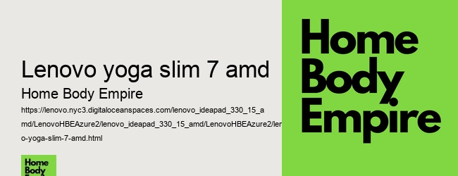 lenovo yoga slim 7 amd