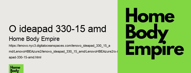 o ideapad 330-15 amd