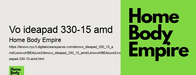 vo ideapad 330-15 amd